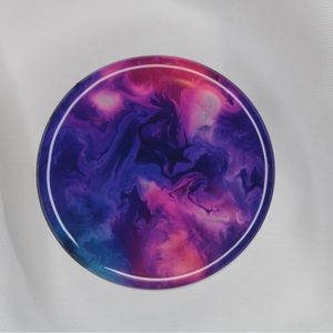 New Pink, Purple and White Swirl Resin Phone Grip